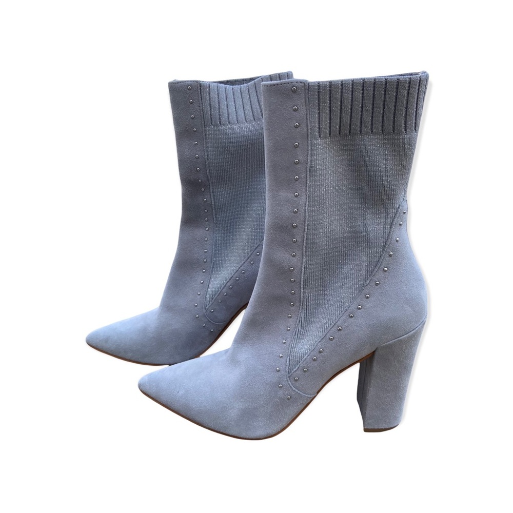 Dolce Vita Echo Block Heel Glitter Studded Boots